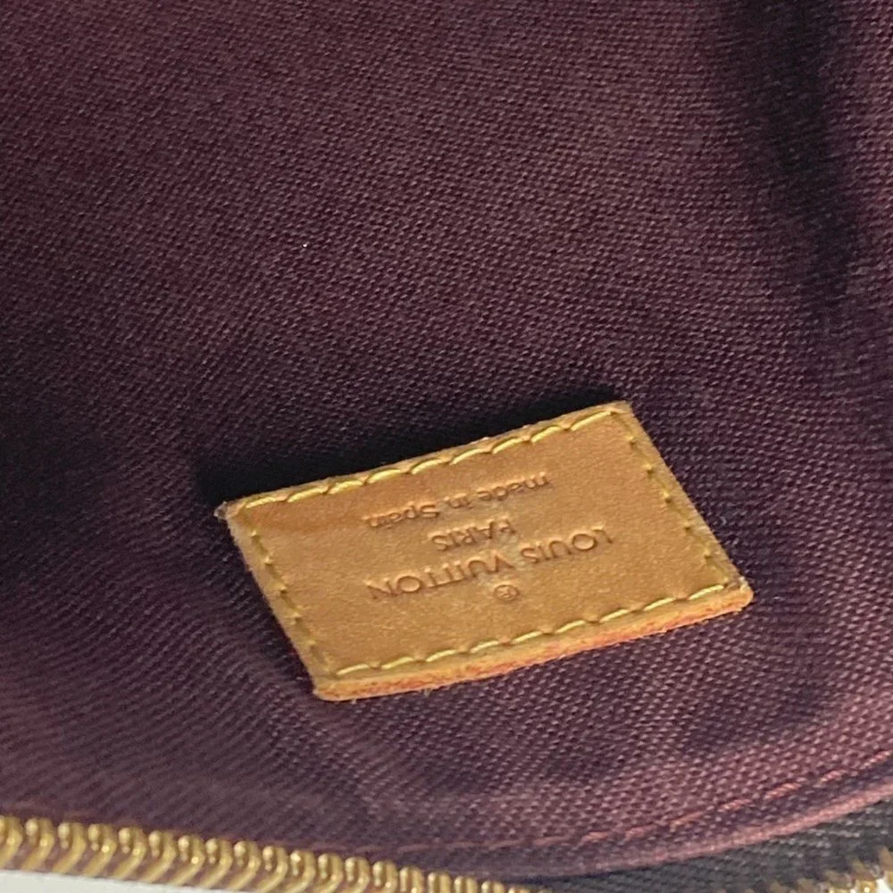 LOUIS VUITTON Brown Monogram Canvas Pochette Shoulder Bag